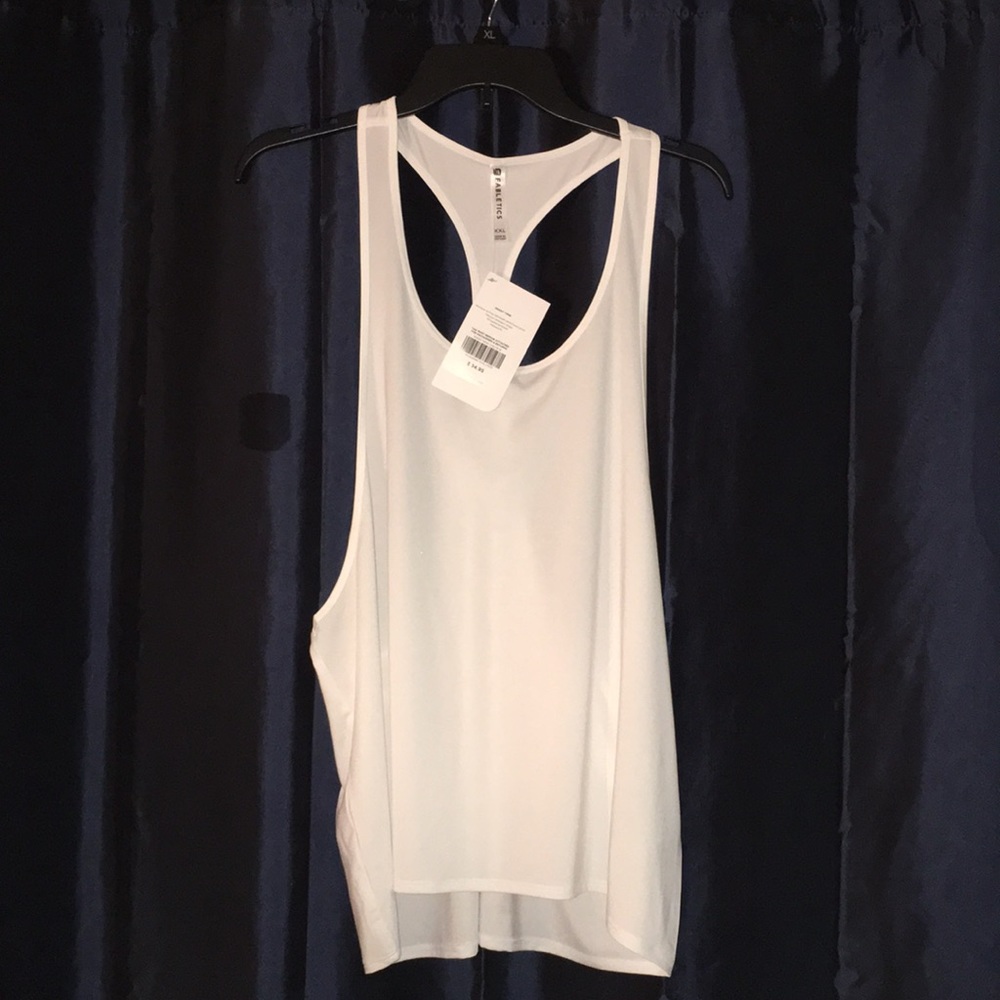 White Fabletics Peggy Tank